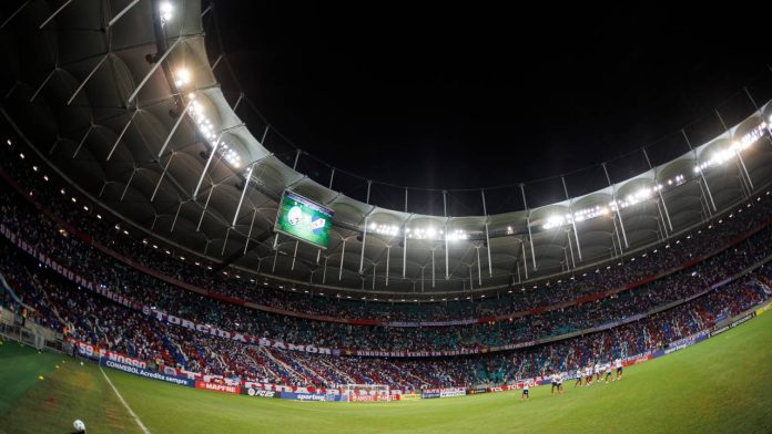 Arena Fonte Nova, em Salvador, vai ser o palco da partida entre Bahia e Fluminense